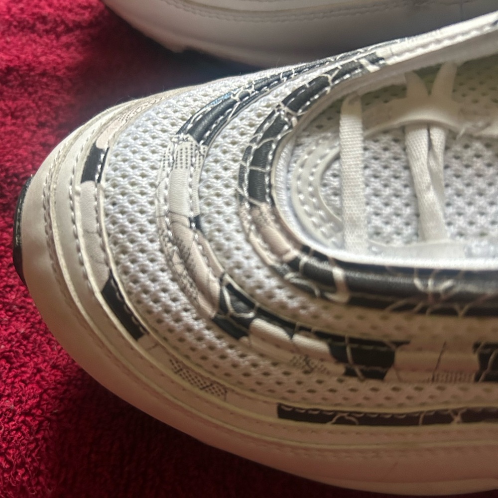 Nike White and Black Athletic Shoes